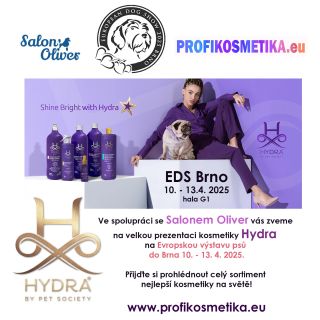 HYDRA na EDS Brno 10. - 13.4. 2025 Přijďte si prohlédnout celý sortiment nejlepší kosmetiky na světě! Ve spolupráci se...