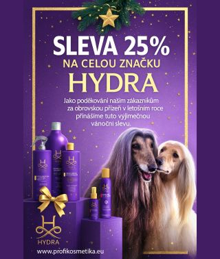 𝗛𝗬𝗗𝗥𝗔 𝟮𝟱% 𝘀𝗹𝗲𝘃𝗮! 😍🤩 Milí zákazníci, jako poděkování za vaši celoroční přízeň vám přinášíme mimořádnou slevu 𝟮𝟱% 𝗻𝗮 𝗰𝗲𝗹𝗼𝘂...